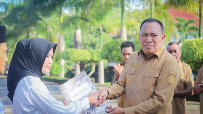 penyerahan SK Nakes PPPK Halmahera Selatan 1 Media Berjaringan Indonesia Timur