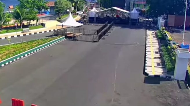 penutupan jalan jelang Sarasehan Istri Wali Kota se Indonesia Media Berjaringan Indonesia Timur