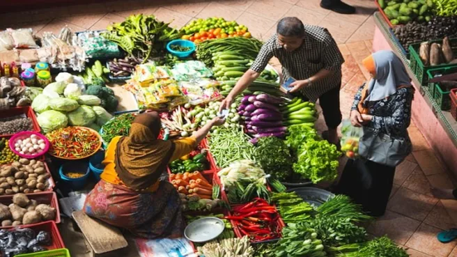 pasar tradisional Media Berjaringan Indonesia Timur