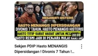 Cek Fakta : Sekjend DPP PDI Perjuangan Hasto Kristiyanto Divonis 7 Tahun Penjara pada 10 Juni 2025 39 Hasto Sukri Media Berjaringan Indonesia Timur