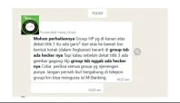 Cek Fakta : Klaim Fitur Tiga Titik Bergaris WhatsApp Grup Tanda Hacker 3 WhatsApp Grup Media Berjaringan Indonesia Timur