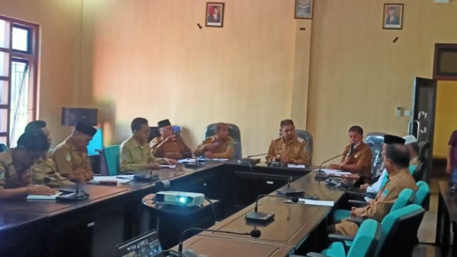 Gelar Rapat Bersama PHBI, Pemda Halmahera Selatan Pastikan Sholat Idul Fitri 2023 di Lapangan 1 pemda Halsel bersama PBHI Media Berjaringan Indonesia Timur