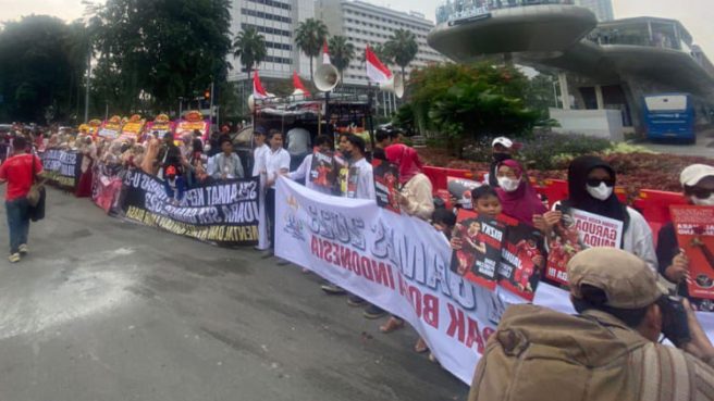 Para pecinta sepakbola Indonesia gelar Pawai sambut Timnas U 22 1 Media Berjaringan Indonesia Timur