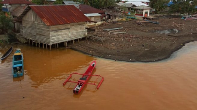 Pemprov Maluku Utara Keroyok 5 Perusahaan Lewat Surat Sakti Buntut Sungai Sagea Tercemar 1 Tampak Sungai Sagea akibat aktivitas tambang Media Berjaringan Indonesia Timur