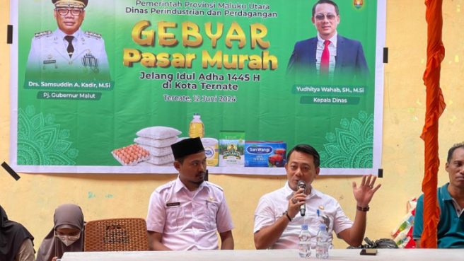Disperindag Maluku Utara Gelar Gebyar Pasar Murah Jelang Idul Adha, Hanya Rp 50 Ribuan 1 Disprindag Gelar Gebyar Pasar Murah Media Berjaringan Indonesia Timur