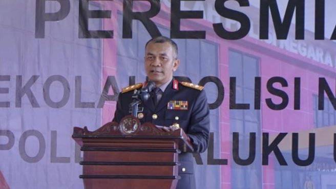 Gedung Baru SPN Polda Maluku Utara di Kota Tidore Diresmikan 1 Kapolda Maluku Utara resmikan gedung baru SPN Polda Malut Media Berjaringan Indonesia Timur