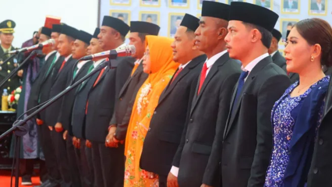 Hadiri Pelantikan 30 Anggota DPRD Terpilih, Bupati Halmahera Selatan : Kami Bermitra 1 Pelantikan 30 Anggota DPRD Media Berjaringan Indonesia Timur