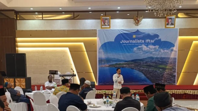 Buka Puasa Bersama, Media Relation Harita Nickel dan Jurnalis Perkuat Kemitraan 1 Bukber Harita Nickel Media Berjaringan Indonesia Timur