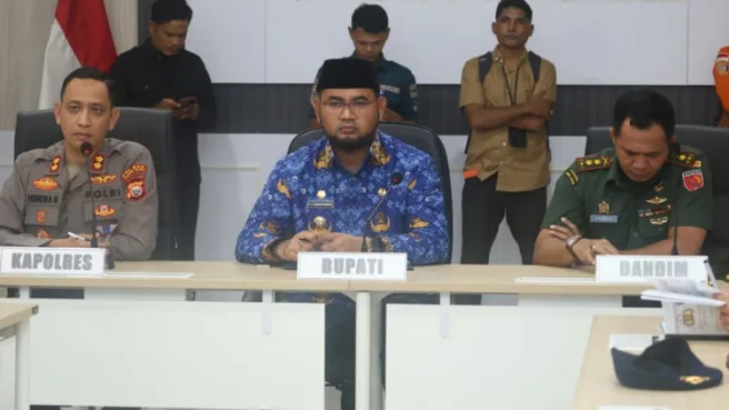 Rapat lintas sektor halsel Media Berjaringan Indonesia Timur