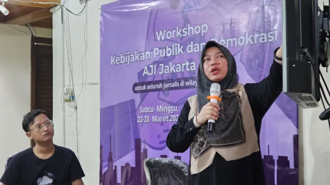 Demokrasi Kian Merosot Imbas Cawe-cawe Pemerintah 1 Workshop AJI Media Berjaringan Indonesia Timur