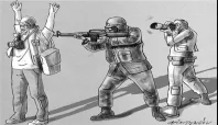 ilustrasi kekerasan jurnalis Media Berjaringan Indonesia Timur