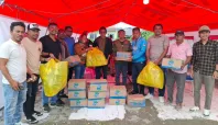 Peduli Korban Banjir, Wartawan di Halsel Salurkan Bantuan 6 IMG 9699 Media Berjaringan Indonesia Timur