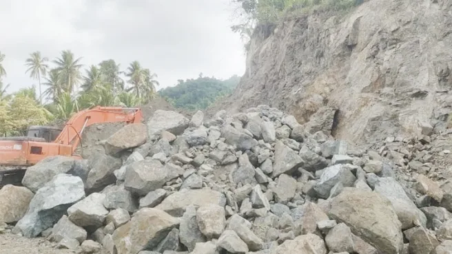 Dilidik Polda Maluku Utara, Lokasi Galian C di Morotai Masih Tetap Dikeruk 1 Galian C Morotai Media Berjaringan Indonesia Timur