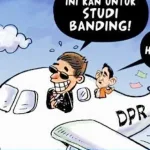 ilsutrasi perjalanan dinas Media Berjaringan Indonesia Timur