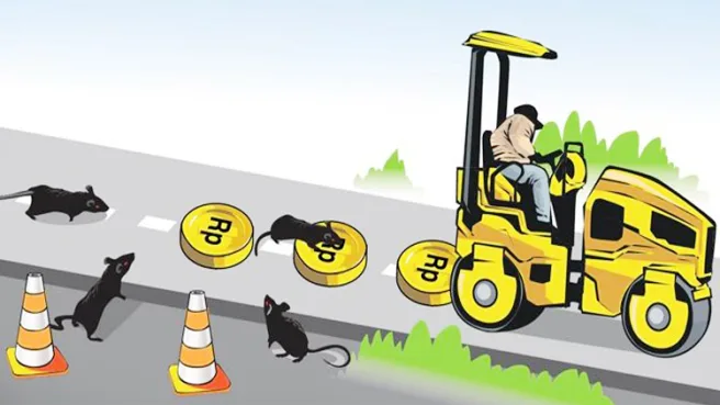 ilustrasi korupsi proyek Media Berjaringan Indonesia Timur