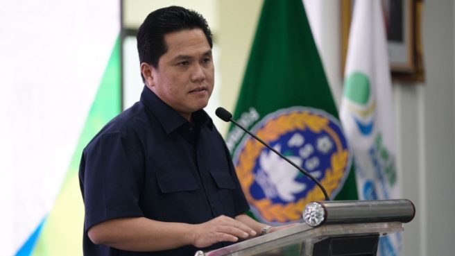 Ketua Umum PSSI Erick Thohir | Media Berjaringan Indonesia Timur