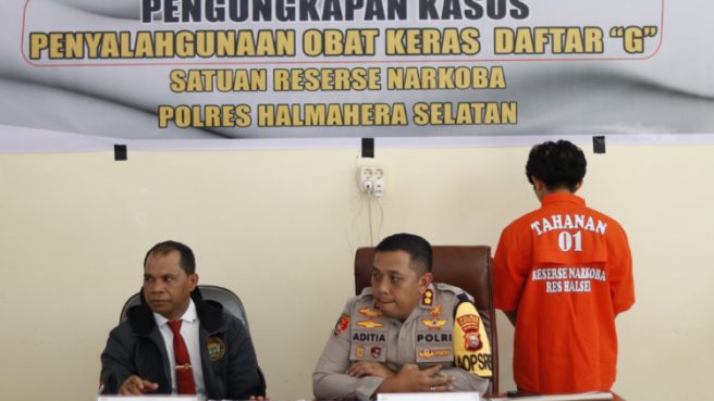 Pria di Haslel dibekuk Tim Opsnal Polres Halsel | Media Berjaringan Indonesia Timur