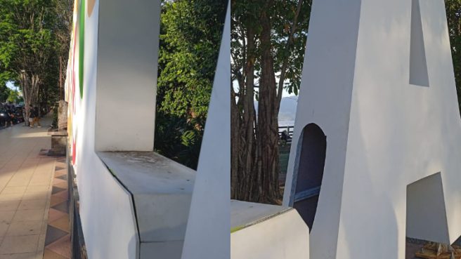 huruf timbul taman nukila Kota Ternate Media Berjaringan Indonesia Timur