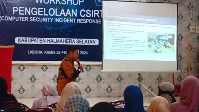 BSSN Gelar Whorkshop bareng Diskominfosandi Halsel | Media Berjaringan Indonesia Timur