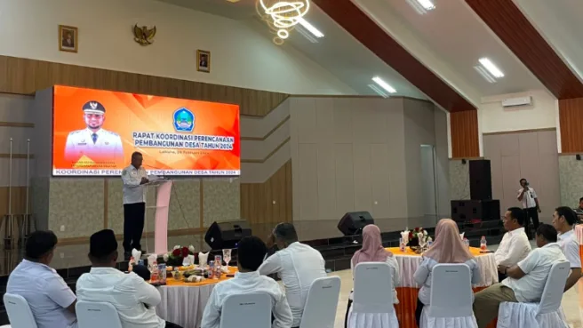 Rapat Koordinasi Bappelitbangda Halsel Media Berjaringan Indonesia Timur