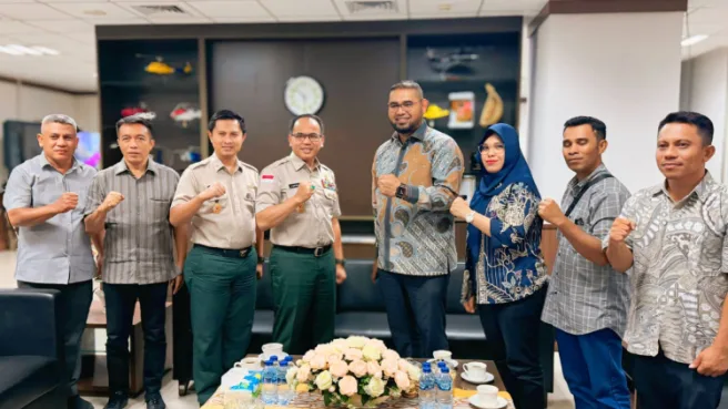 Kunjungan Bupati Bassam Kasuba Media Berjaringan Indonesia Timur