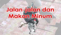 ilustrasi jalan jalan dan makan minum | Media Berjaringan Indonesia Timur