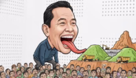 ilustrasi pejabat puji korporasi | Media Berjaringan Indonesia Timur