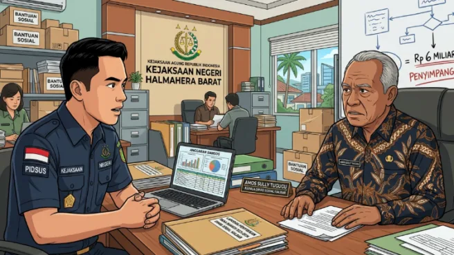 ilsutrasi Kejari Halbar periksa kepala dinas sosial Media Berjaringan Indonesia Timur