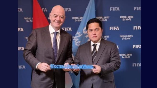 Erick Thohir bertemu FIFA | Media Berjaringan Indonesia Timur