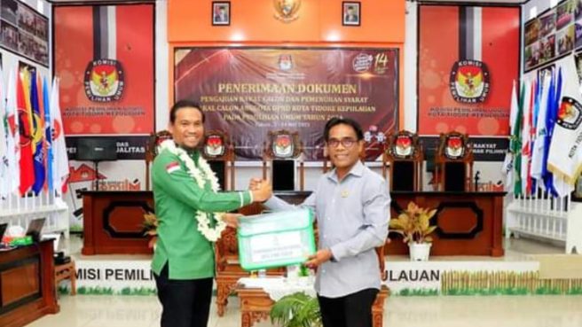 DPC PKB Tidore resmi mendaftar ke KPU 1 | Media Berjaringan Indonesia Timur