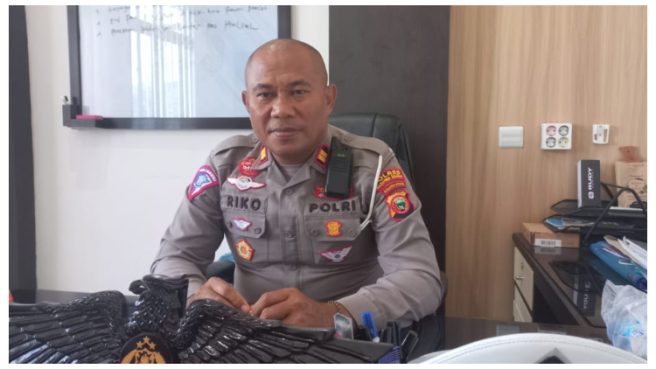 Kasat Lantas Halsel Riko Ibrahim | Media Berjaringan Indonesia Timur