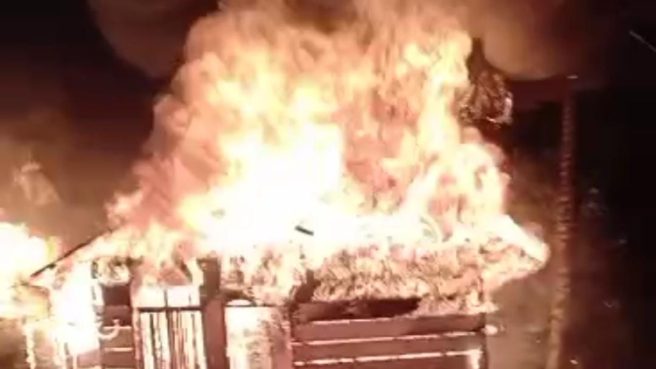 kebakaran rumah Media Berjaringan Indonesia Timur