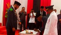 Wabup Halsel lantik pejabat Media Berjaringan Indonesia Timur