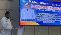 Pelantikan pengurus Media Berjaringan Indonesia Timur