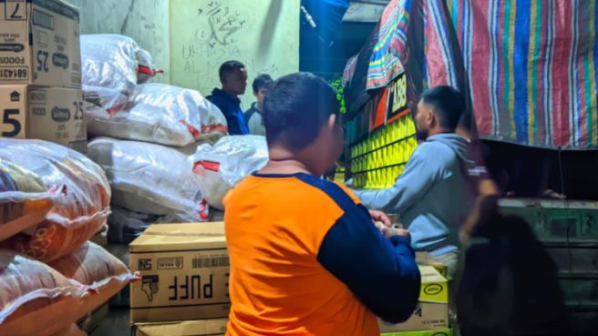 BPBD Halmahera Selatan distribusi bantuan Media Berjaringan Indonesia Timur