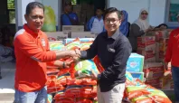 Harita nickel distribusi bantuan di banjir bandang rua Media Berjaringan Indonesia Timur