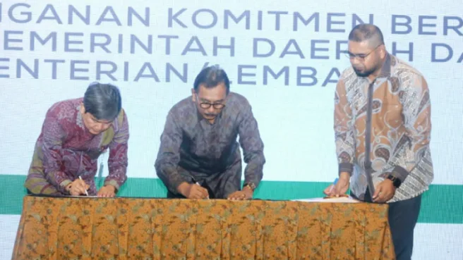 Hadiri Rakornas Kementerian Desa, Bassam : Percepatan Penerbitan Sertifikat Tanah Transmigrasi 1 Bassam ikut Rakonas Kemendes RI Media Berjaringan Indonesia Timur