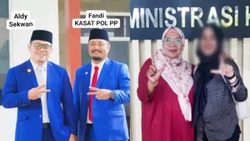 foto Sekwan Kota Ternate dan Kabid Mutasi BKD Ternate Media Berjaringan Indonesia Timur