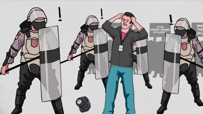 Ilustrasi Kekerasan Jurnalis Media Berjaringan Indonesia Timur