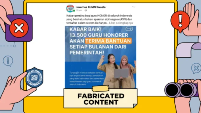 bantuan guru honorer Media Berjaringan Indonesia Timur