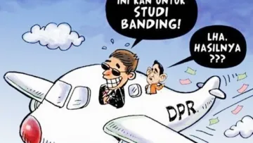 ilsutrasi perjalanan dinas Media Berjaringan Indonesia Timur