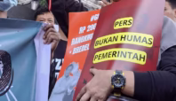 aksi solidaritas Media Berjaringan Indonesia Timur
